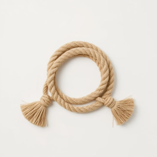 Natural Cotton Rope Dog Toy, 18 in Tug and Fetch Toy for Medium and Large Dogs
