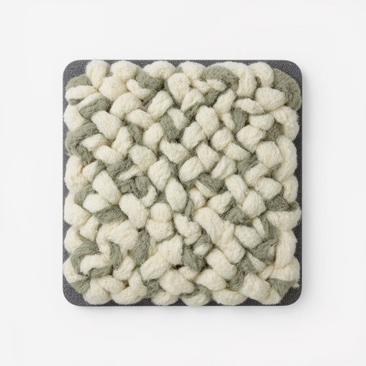 Snuffle Mat for Dogs, 16 x 16 in Fleece Foraging and Slow Feeding Mat