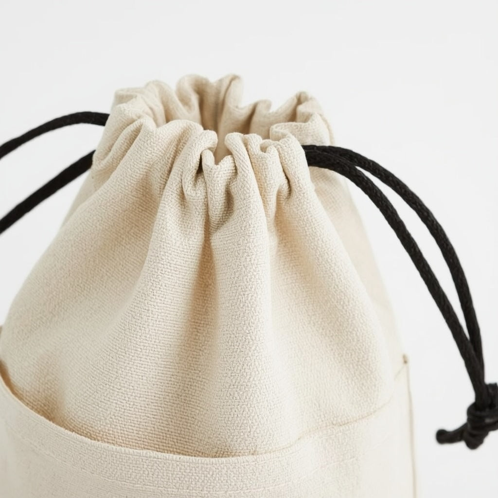 Canvas Dog Training Treat Pouch with Belt Clip and Drawstring Closure