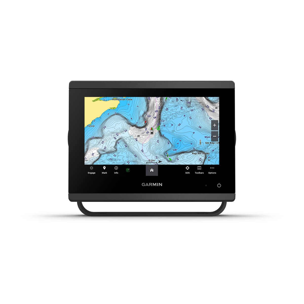 Garmin GPSMAP 743xsv 7" Touchscreen Chartplotter Fishfinder with Built-in Sonar, Navionics+ Charts