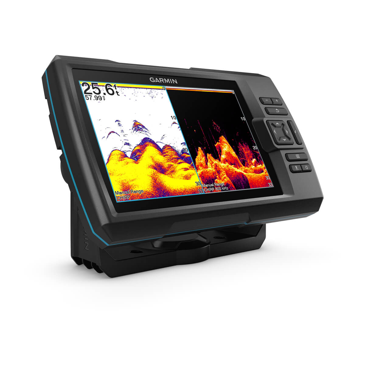 Garmin STRIKER Vivid 7cv 7" Fishfinder with GPS, CHIRP & ClearVü Sonar, Transducer Included
