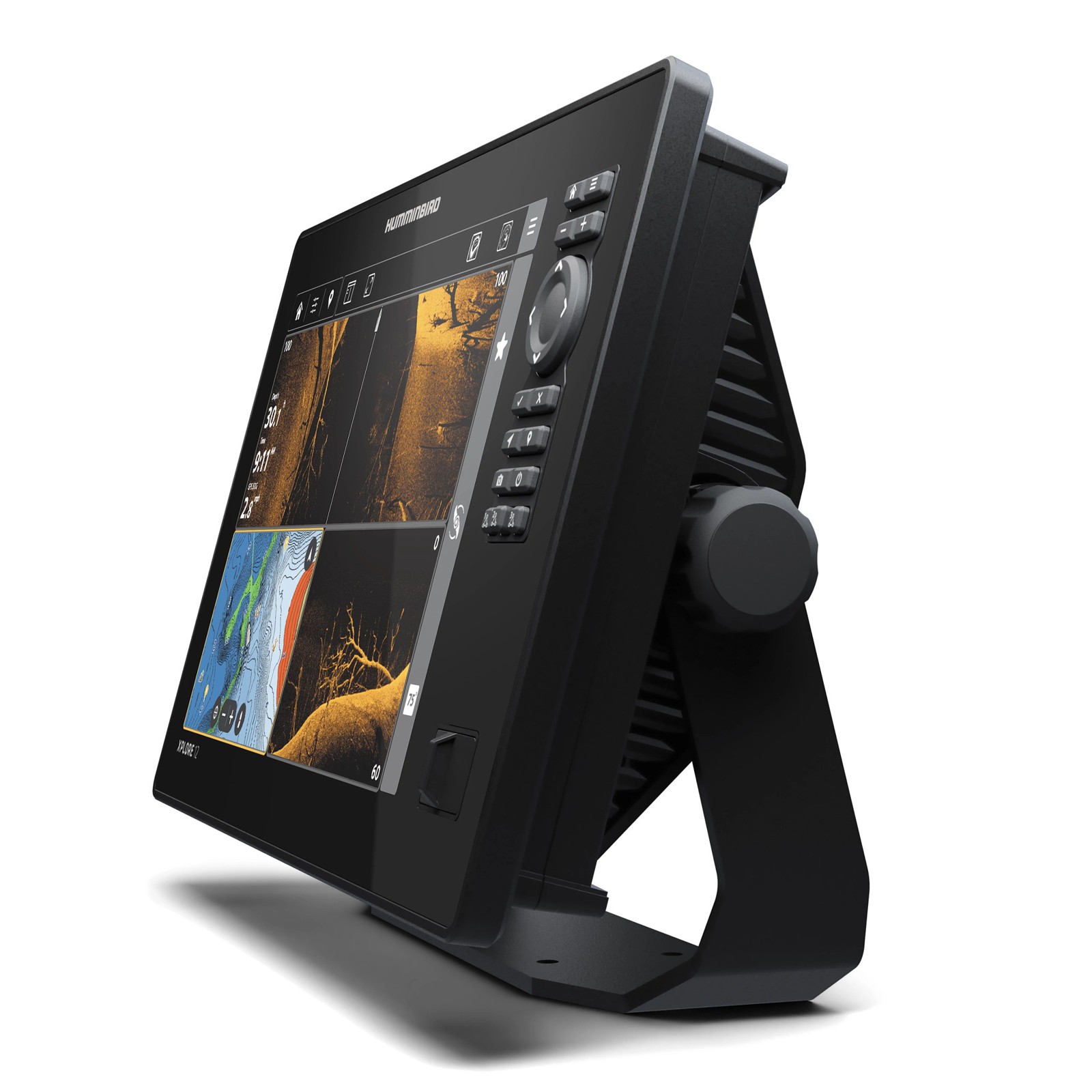 Humminbird XPLORE 12 CHO 12" Fishfinder Chartplotter Display, MEGA Live 2 Compatible, No Transducer