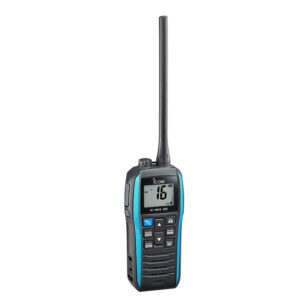 Icom M25 EVO 5W Floating Handheld VHF Marine Radio, Blue
