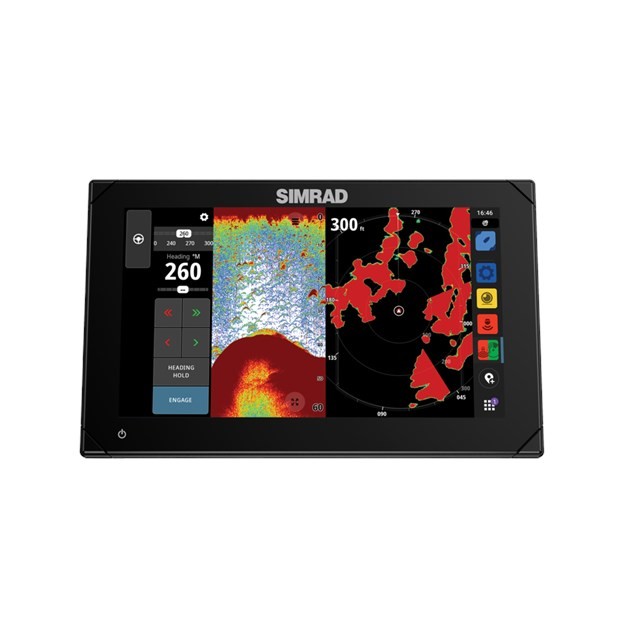 Simrad NSX 3009 9" Chartplotter Fishfinder with Active Imaging 3-in-1 and HALO 20+ Radar Bundle